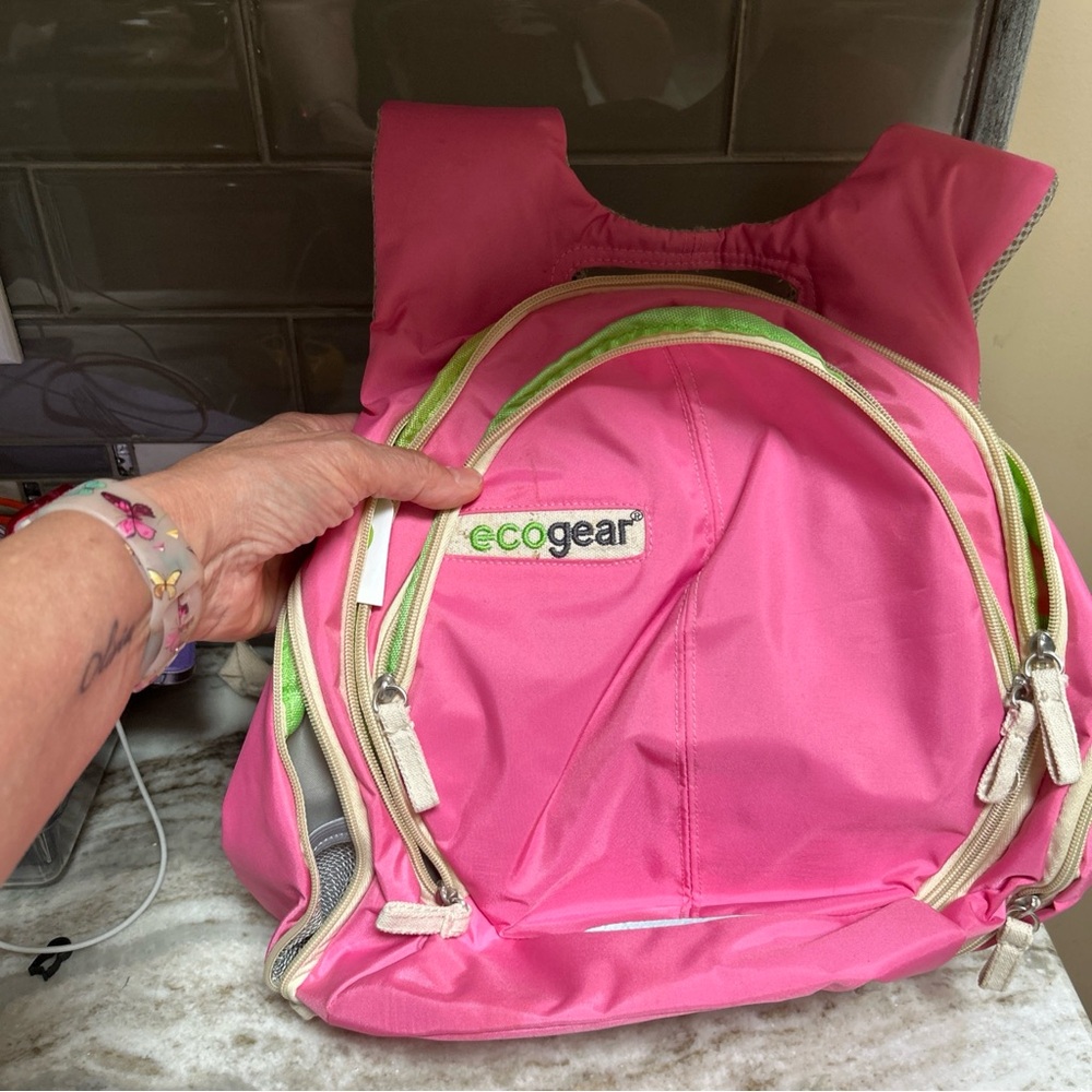 Ecogear GIRLS LIGHTWEIGHT BACKPACK NEW PINK SCHOOL/Travel bag